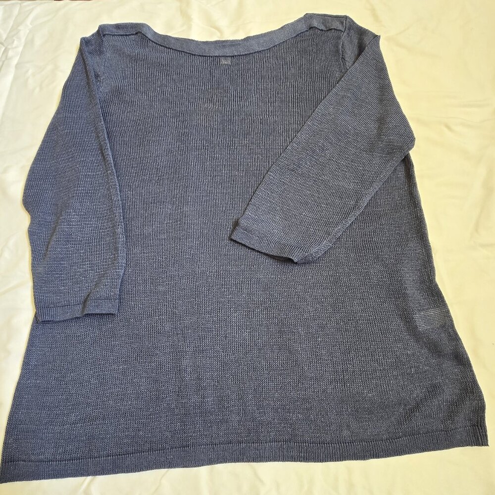 Boat-neck Pullover Sweater by JJill, Size L